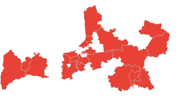 MDC uzturētās teritorijas
